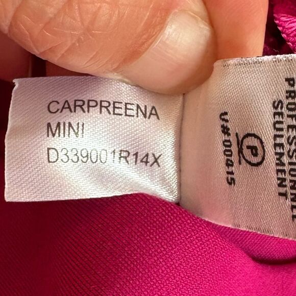 Diane Von Furstenberg Carpreena Dress Mini Gardenia Stretch Womens 12 Pink - Picture 10 of 15